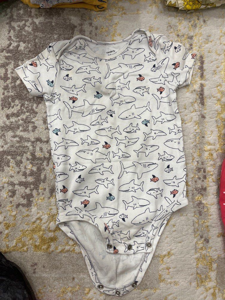 Carter's shark onesie cheap