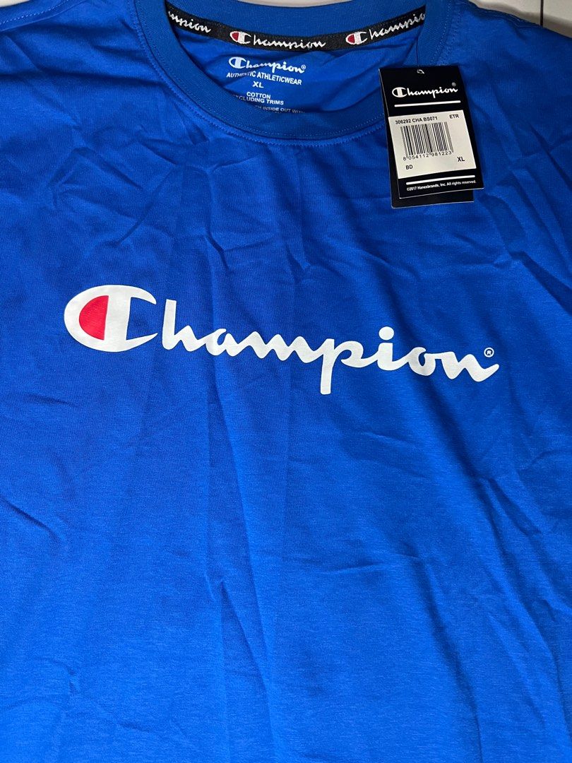 Champion shirt discount blue