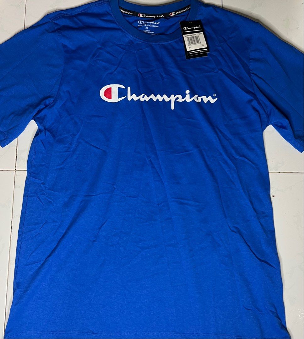 Champion blue t online shirt