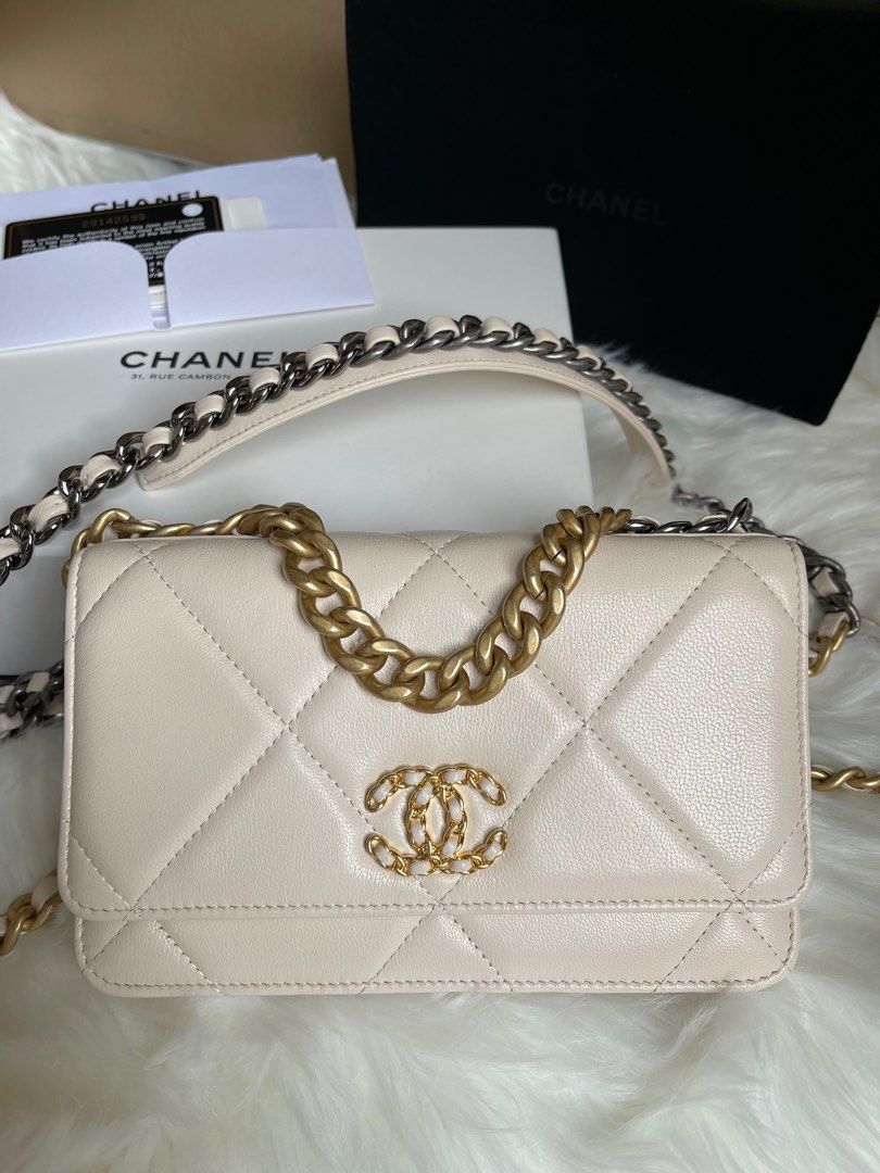 Chanel 19 WOC ghw, Luxury, Bags & Wallets on Carousell
