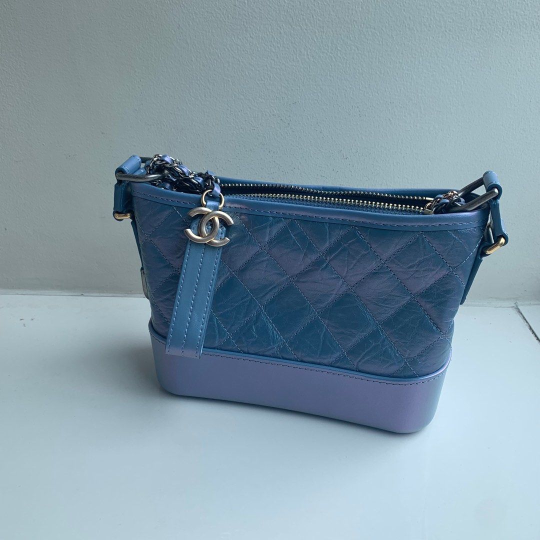 Authentic Chanel Iridescent Blue Small Gabrielle Hobo Bag, Luxury, Bags &  Wallets on Carousell