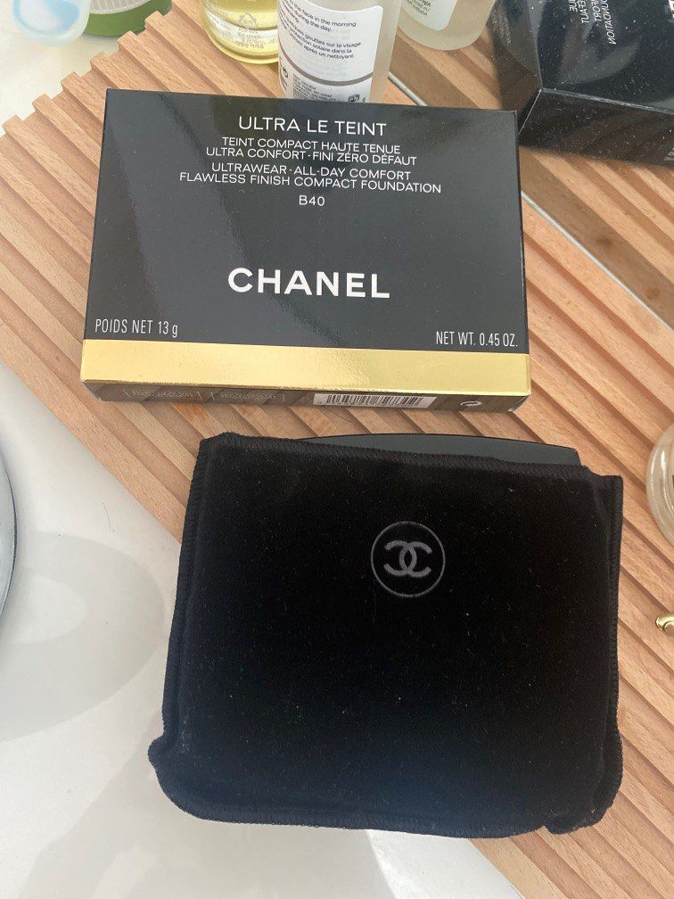 chanel ultrawear all day comfort flawless finish compact foundation b40,  Beauty & Personal Care, Face, Makeup on Carousell