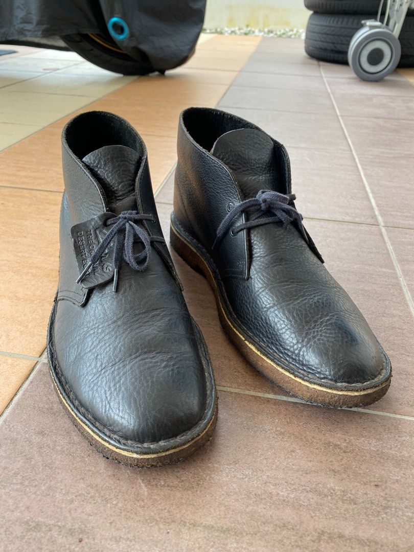 Clarks desert sale boot noir