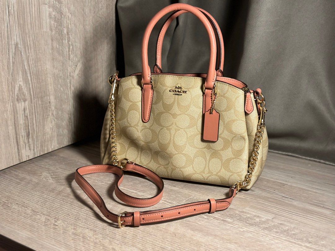 Coach signature sage carryall deals