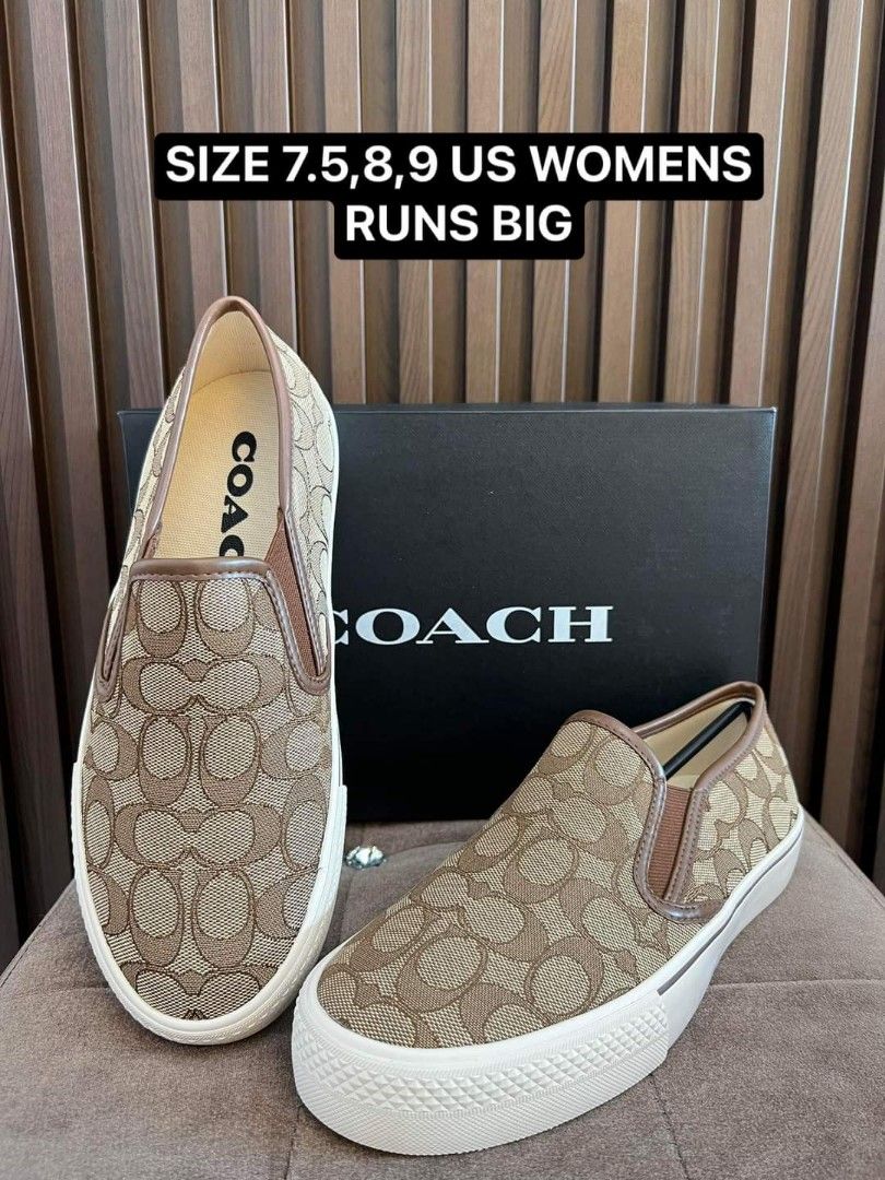 Coach slip on shoes womens outlet