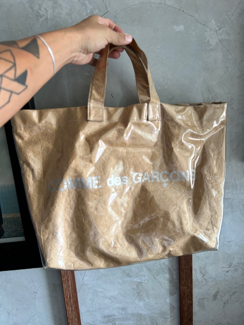 Comme des garcons tote pvc hotsell