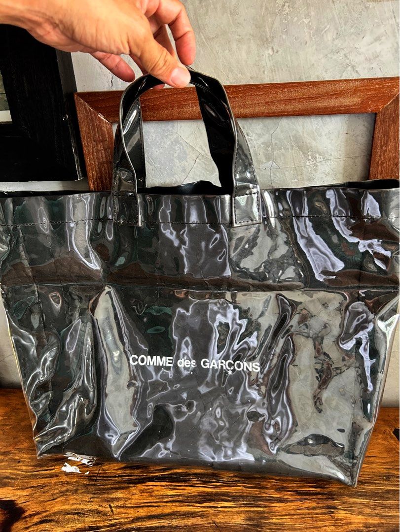 Comme des garcons cheap clear tote bag