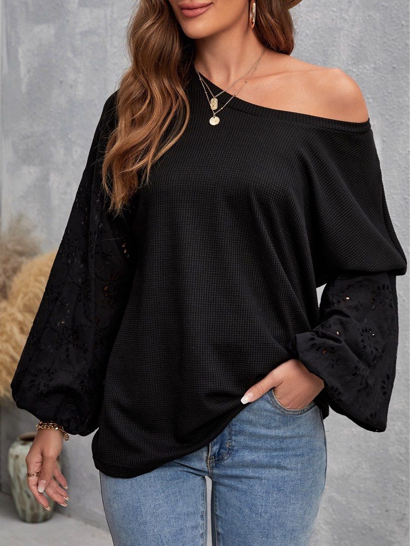 Lantern sleeve sweatshirt cheap
