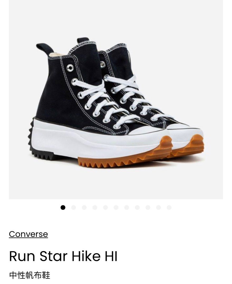 Converse Run Star Hike Hi 24.5cm, 女裝, 鞋, 波鞋- Carousell