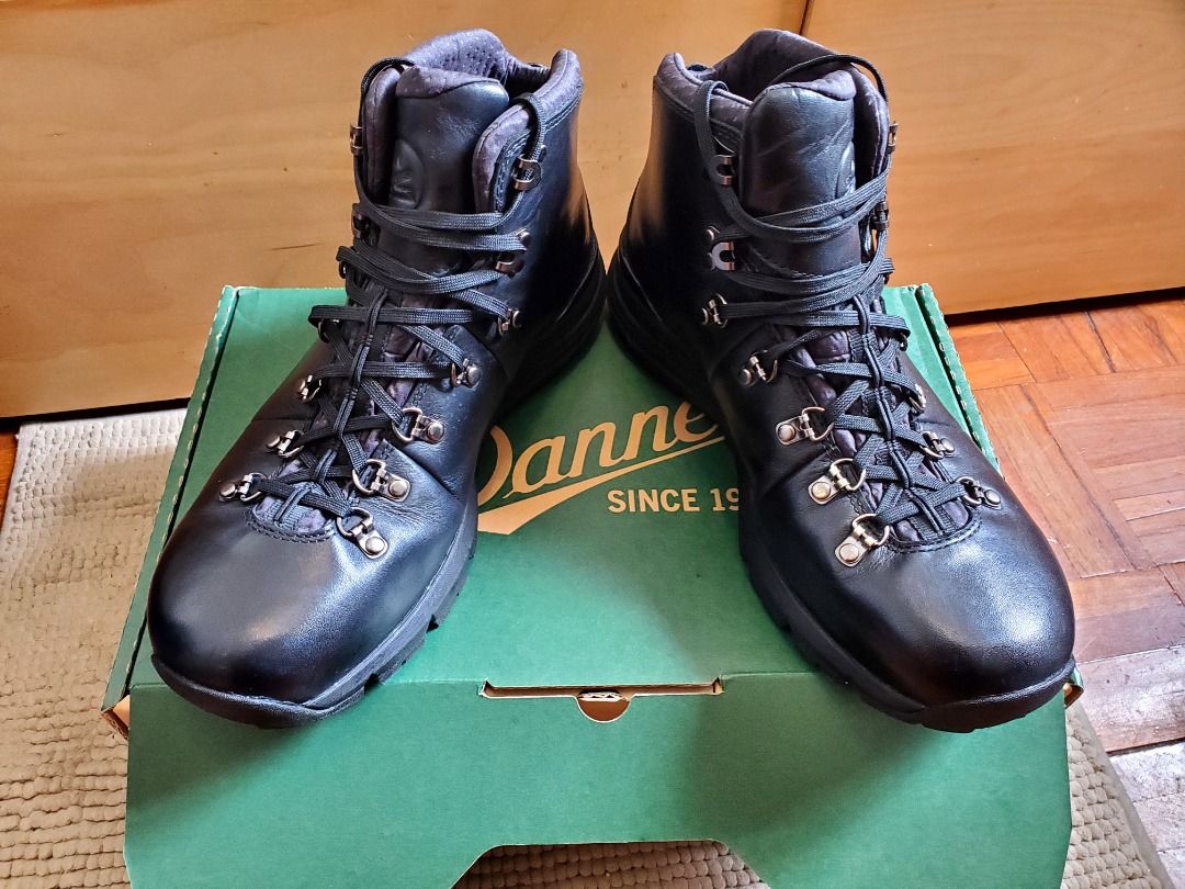 Danner Mountain 600 (黑色全真皮, 有單有盒, US 9), 男裝, 鞋, 靴