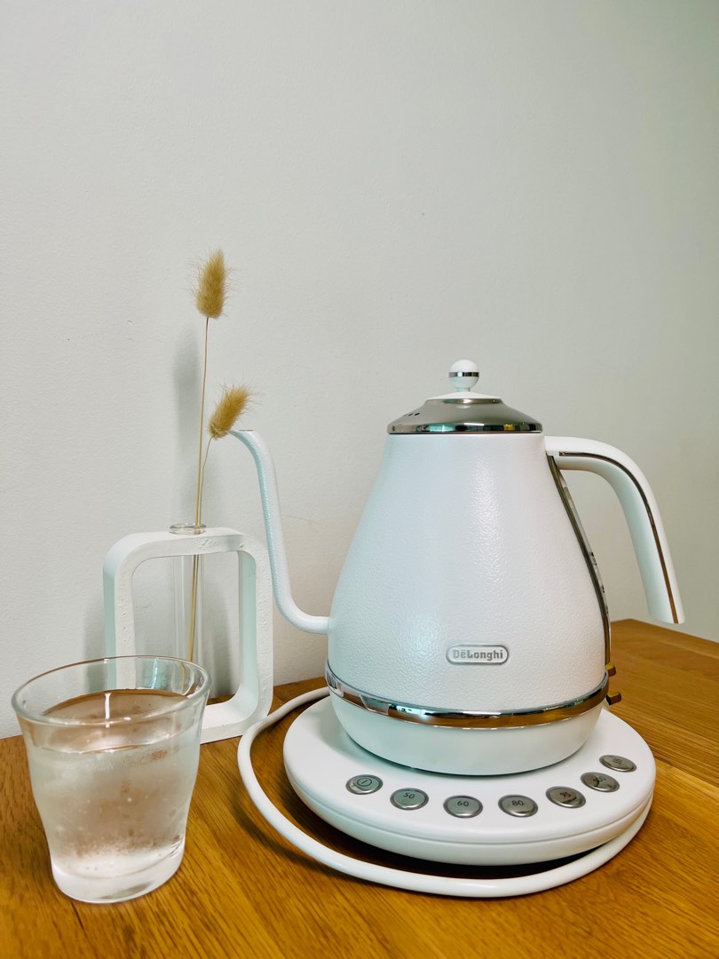 Delonghi Icona Cafe Gooseneck Kettle 1L, TV & Home Appliances, Kitchen