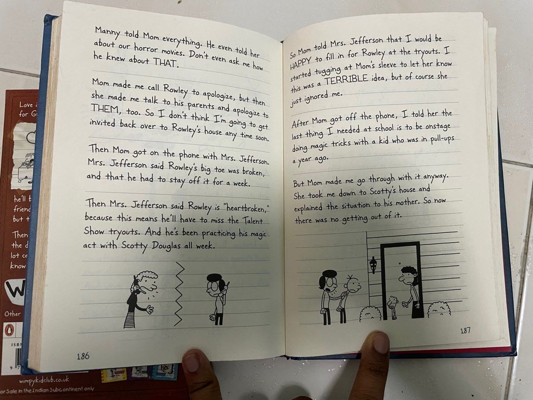 Diary Of A Wimpy Kid Books (Rodrick Rules and The Third Wheel), Hobbies ...