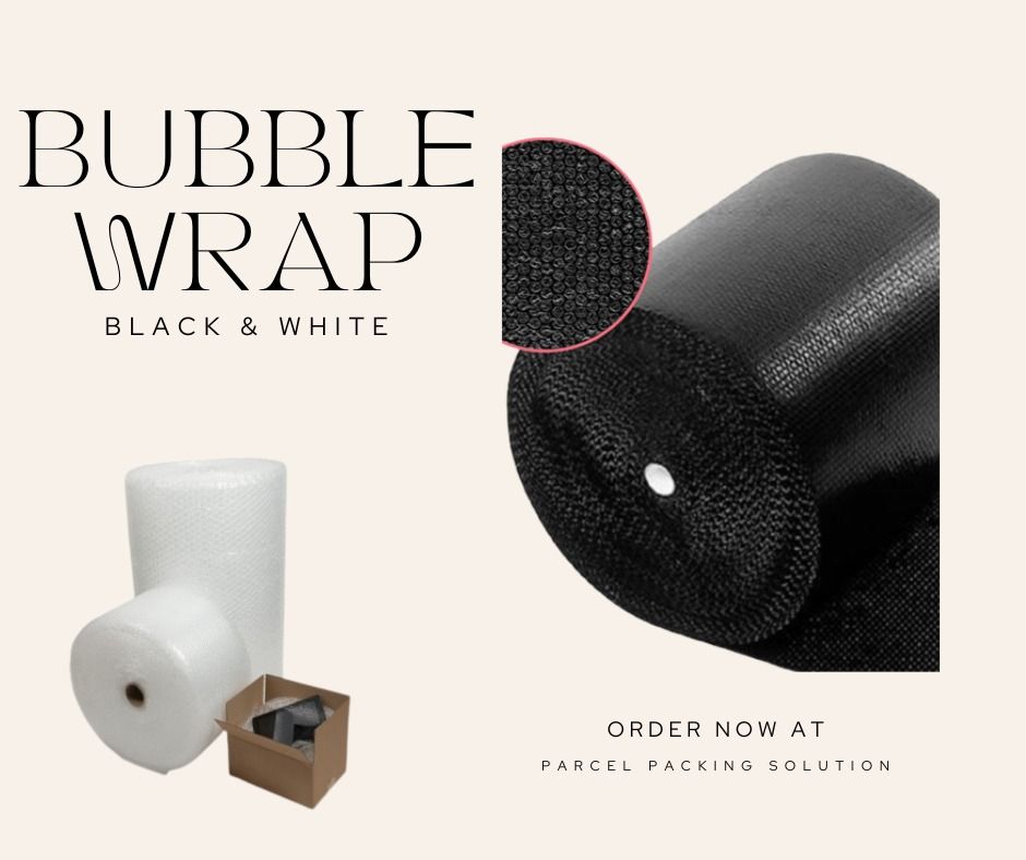 BUBBLE WRAP SUPPLIER BLACK AND WHITE, Hobbies & Toys, Stationary