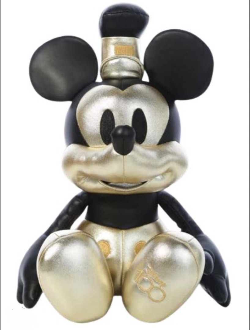 Gold mickey mouse plush top