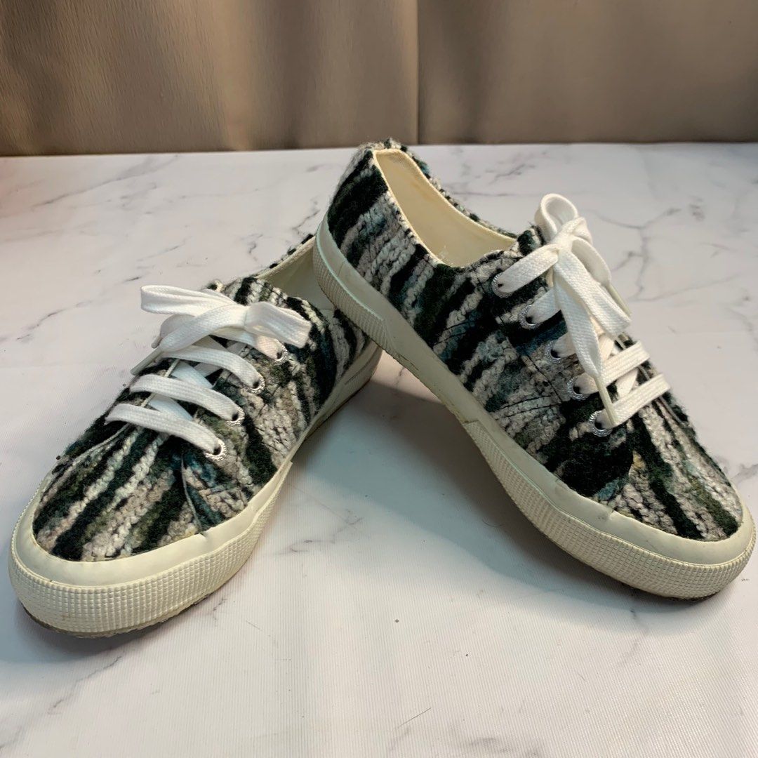 Superga 2750 woven black hotsell