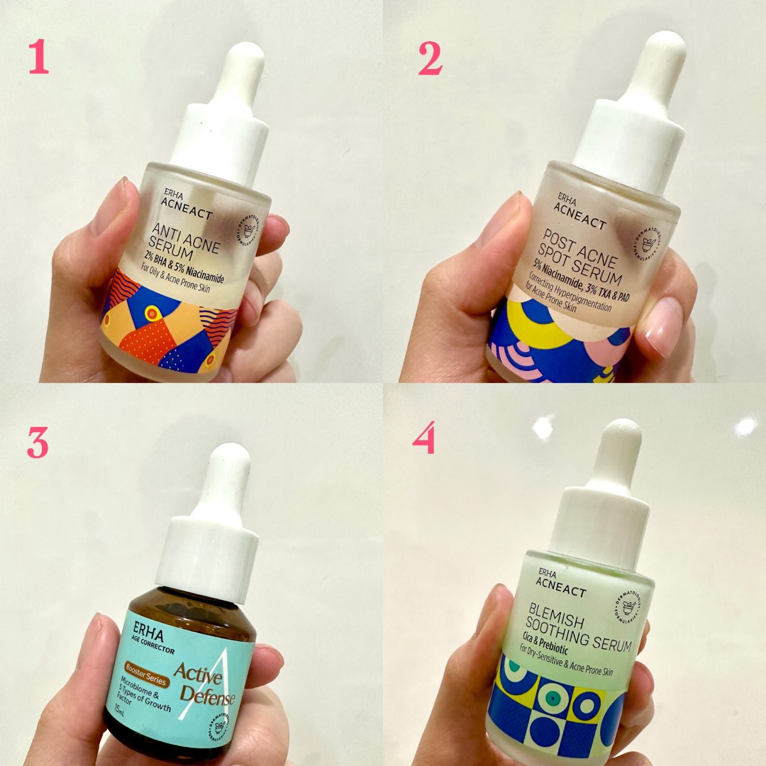 Erha Serum Acne Skincare Acneact & Age Corrector on Carousell