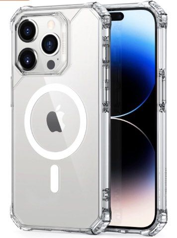 ESR iPhone 14 Pro Max Magcase (Category: Cases & Sleeves) located in Pasig City. Submitted by techpartnerph (Listing ID 1246171591, Image 2). Description: BELOW SRP SALE! ESR iPhone 14 Pro Max Air Armor with HaloLock Case ₱ 1,069.00 Original, Brand-new, and sealed 5 days store warranty and 1 year ESR warranty Cash on delivery (up to 2k)/ Bank transfer/ Gcash/ Credit Card We accept credit card payments with bank charges: - Straight (any Visa or Ma