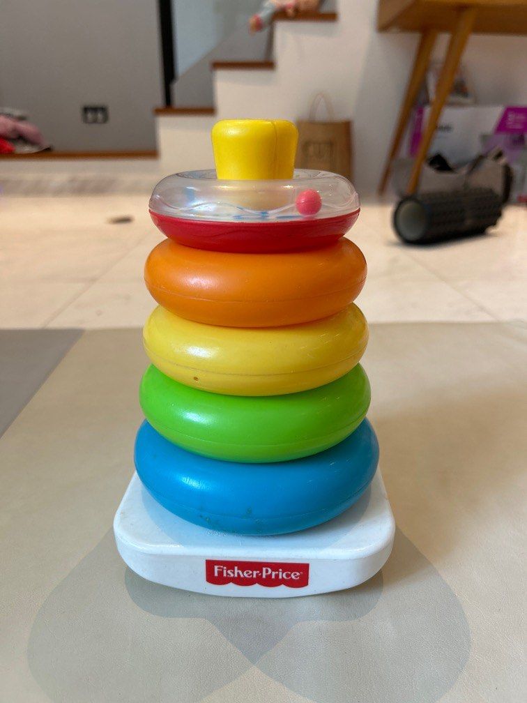 Fisher Price Stacking Rings, Babies & Kids, Infant Playtime on Carousell