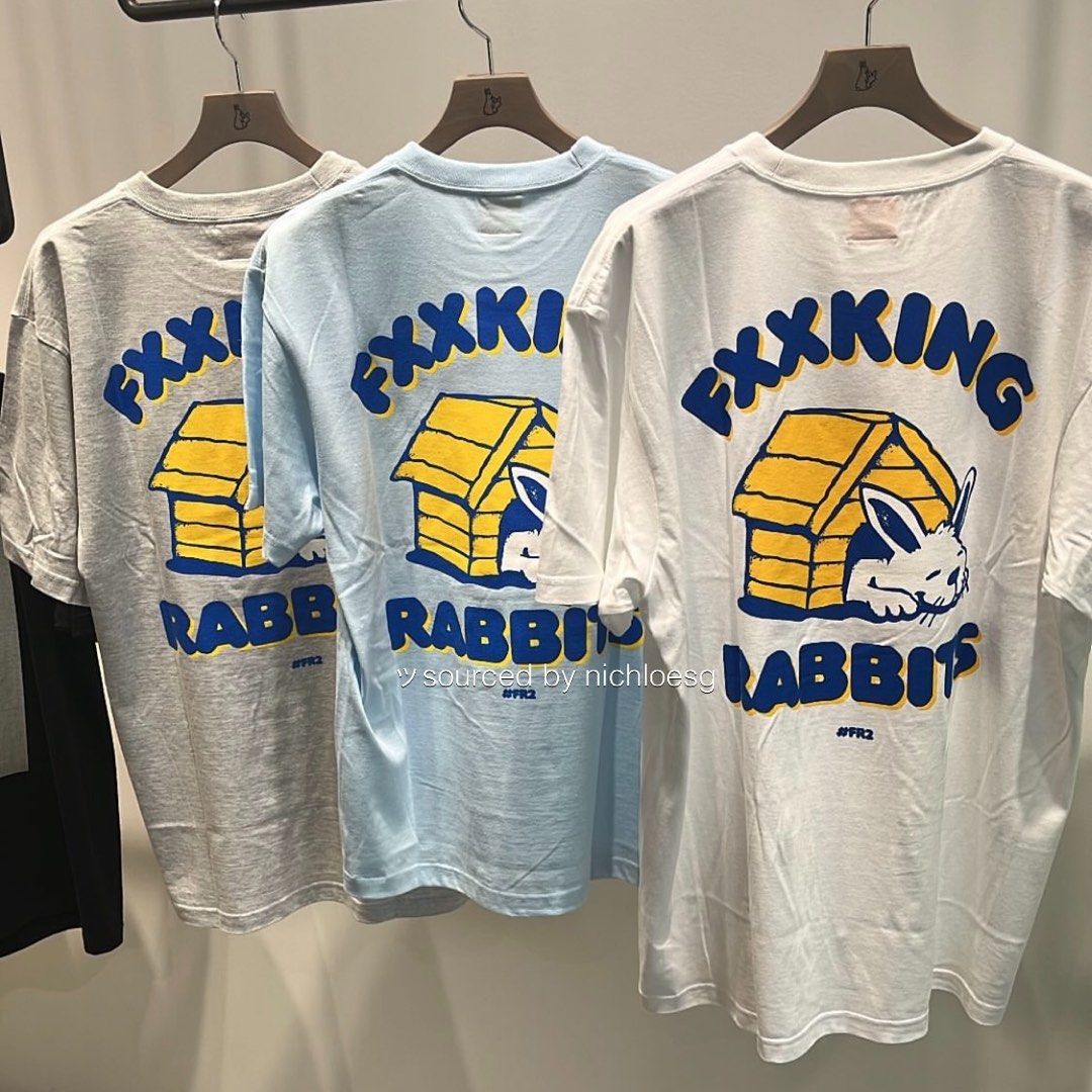 FR2 Fade Wash Rabbit Jesus T-shirt