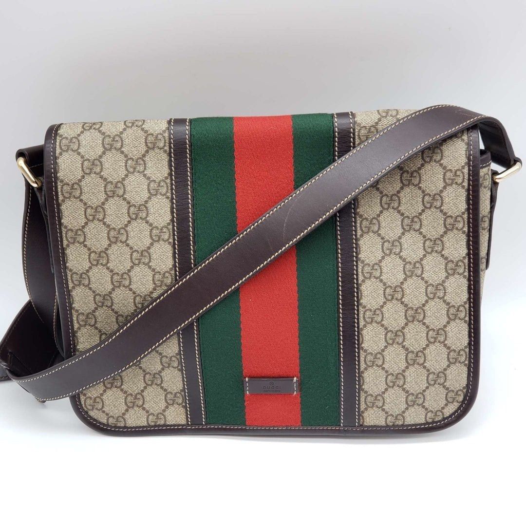 Authentic GUCCI GG Monogram Messenger Bag, Luxury, Bags & Wallets on  Carousell