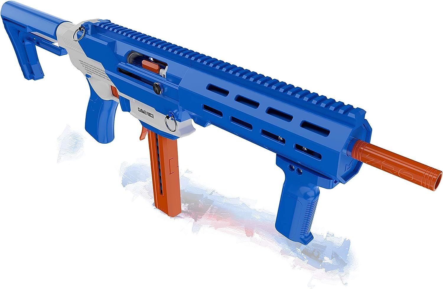 Game Face Prime SpringPowered Foam Dart Blasters (Blue), Hobbies