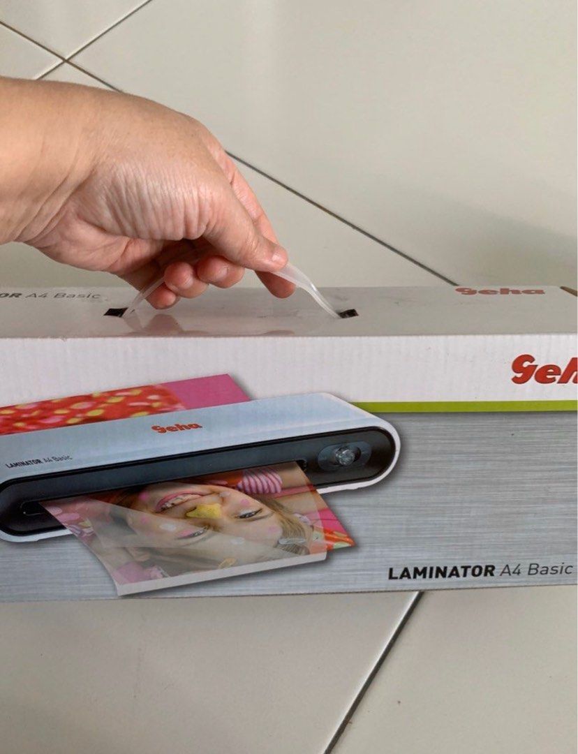 Geha Mini Portable A4 Basic Laminating Machine (New), Hobbies & Toys