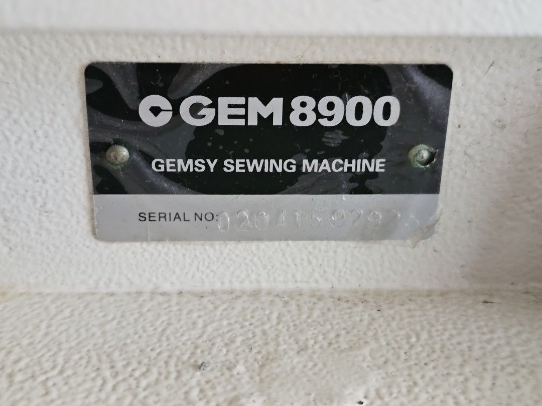 Gemsy (GEM8900) Industrial Sewing machine, TV & Home Appliances, Other