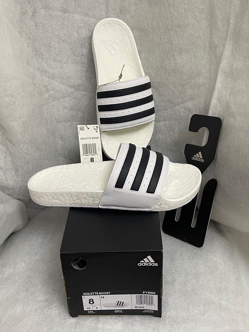ON SALE FOR 1 795 GENUINE UNISEX ADIDAS ADILETTE BOOST SLIDES SIze 8US MEN 9US WOMEN