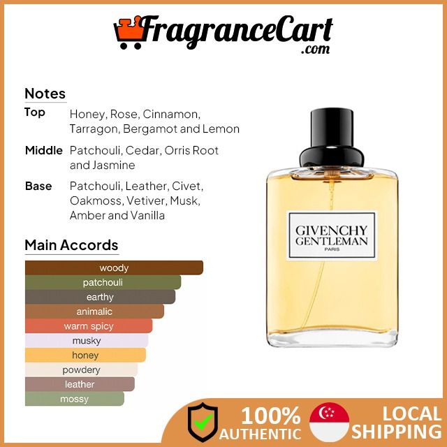 Givenchy Gentleman EDT Originale For Men 100ml Brand New 100