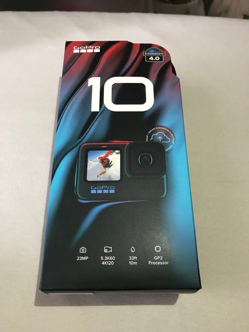 GoPro Hero10 Black Edition (100%全新未開封), 攝影器材, 相機- Carousell
