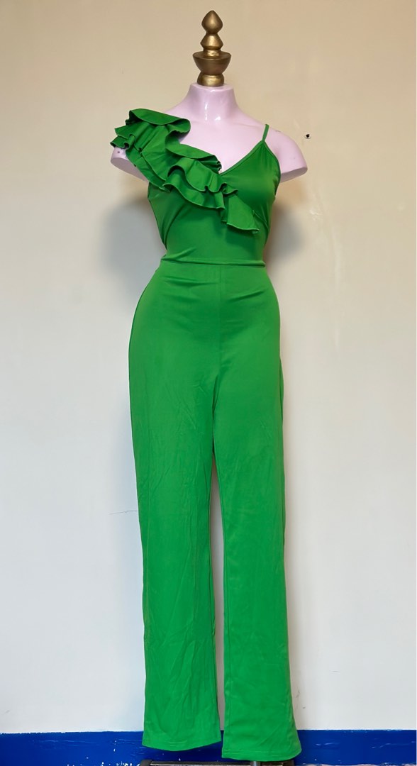 Green jumpsuit on Carousell