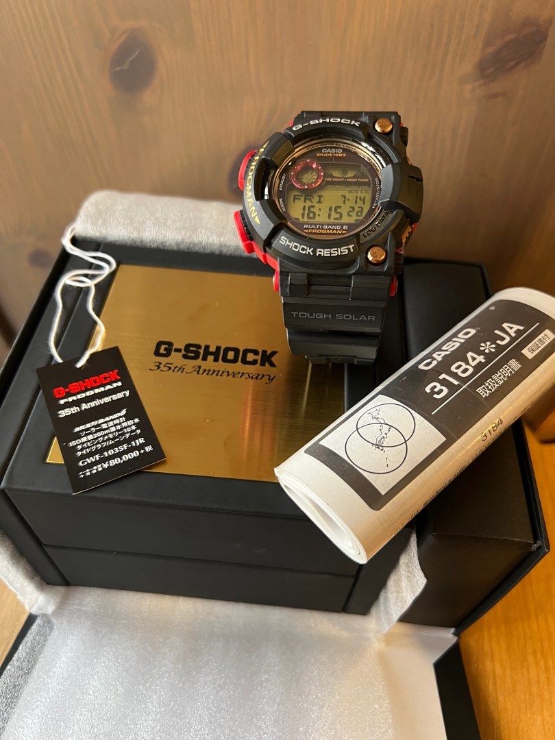 税込) しーぶぅ様専用新品未使用限定G-SHOCK35周年GWF-1035F-1JR