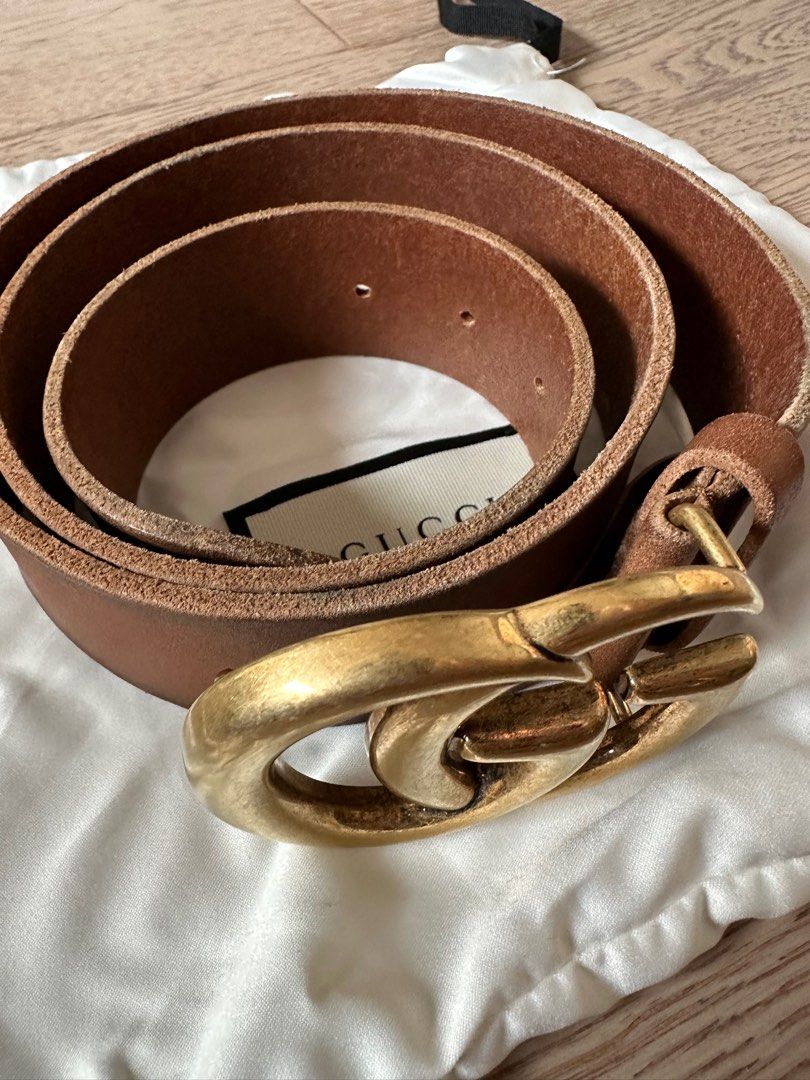 Gucci belt GG 4cm size 90 36 30 32 waist Carousell