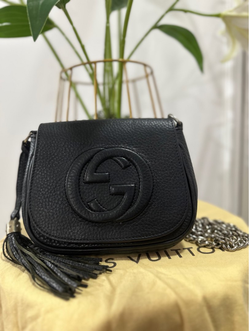 Gucci soho leather chain Women s Fashion Bags Wallets