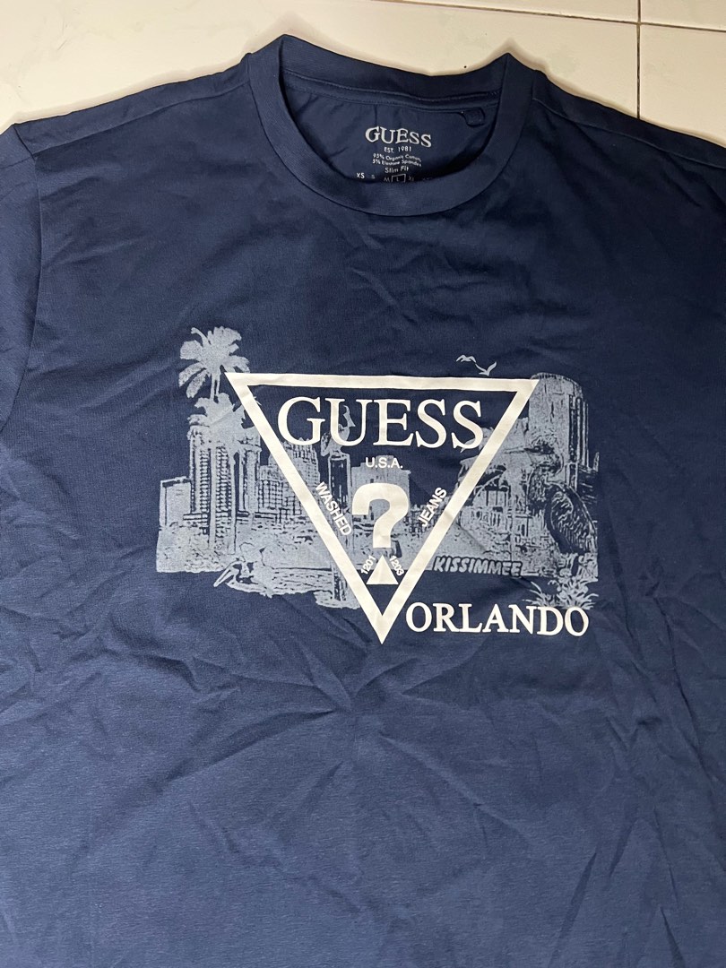 Guess striped tee outlet sizing