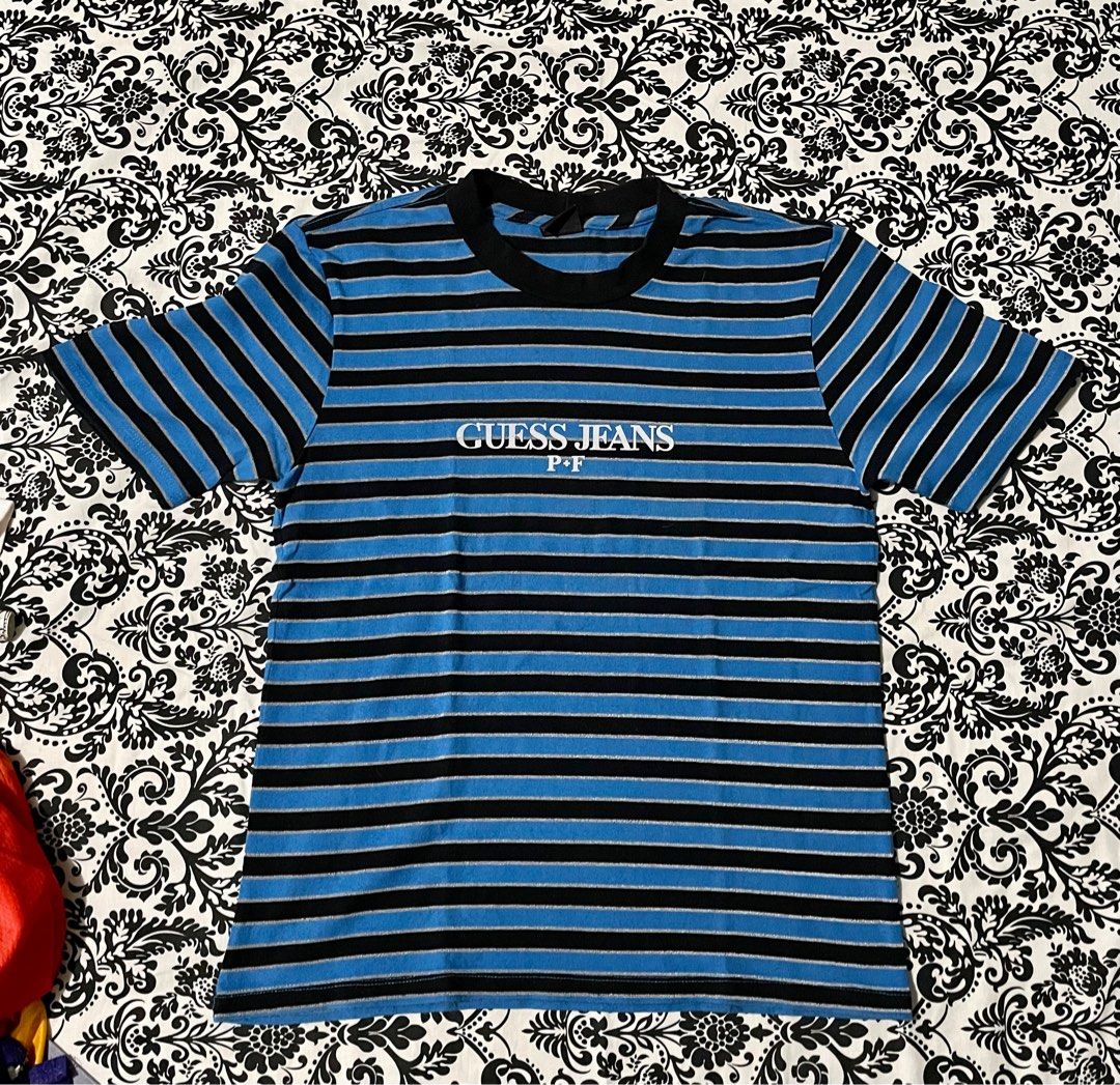 Guess x Place Faces Shirt Men s Fashion Tops Sets Tshirts