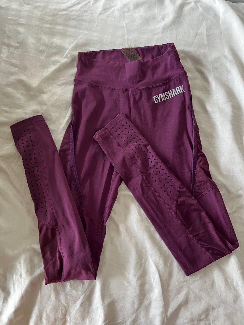 Gymshark leggings purple, Women's Fashion, Activewear on Carousell