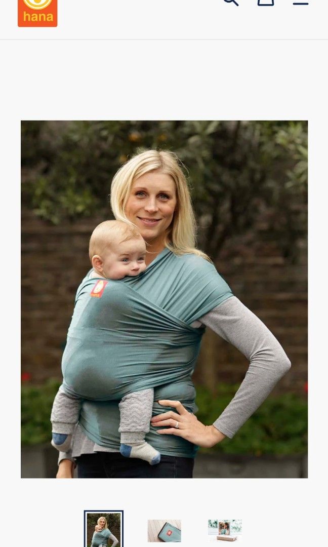 Hana Wrap sling, Babies & Kids, Going Out, Carriers & Slings on Carousell