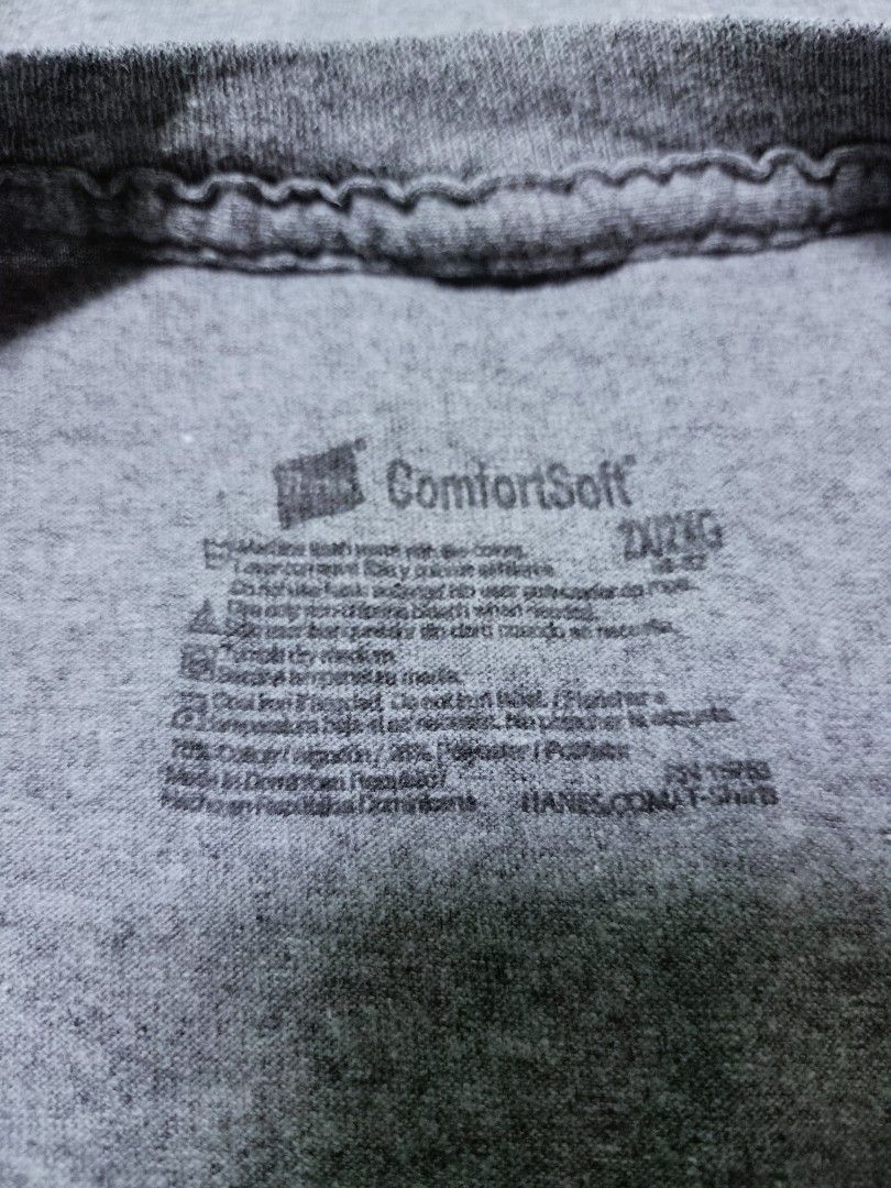 Hanes ComfortSoft Pocket Plain T-shirt, oversized pit25, Men's