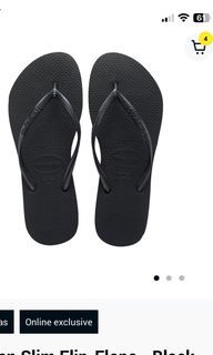 Havaianas Black Slim Slippers
