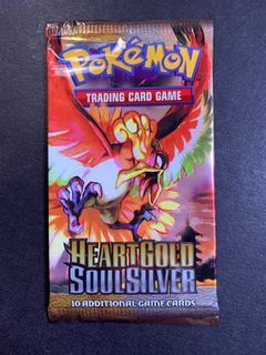 HEART GOLD SOUL SILVER BOOSTER PACK SEALED POKEMON SPANISH HGSS AMPHAROS ART