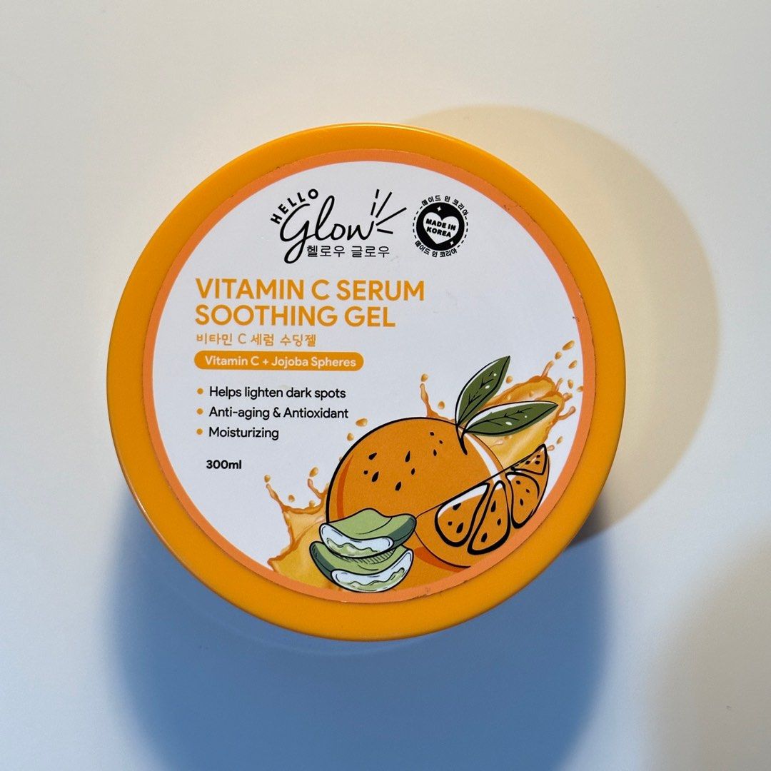 HELLO GLOW (Made in Korea) Vitamin C Serum Soothing Gel on Carousell