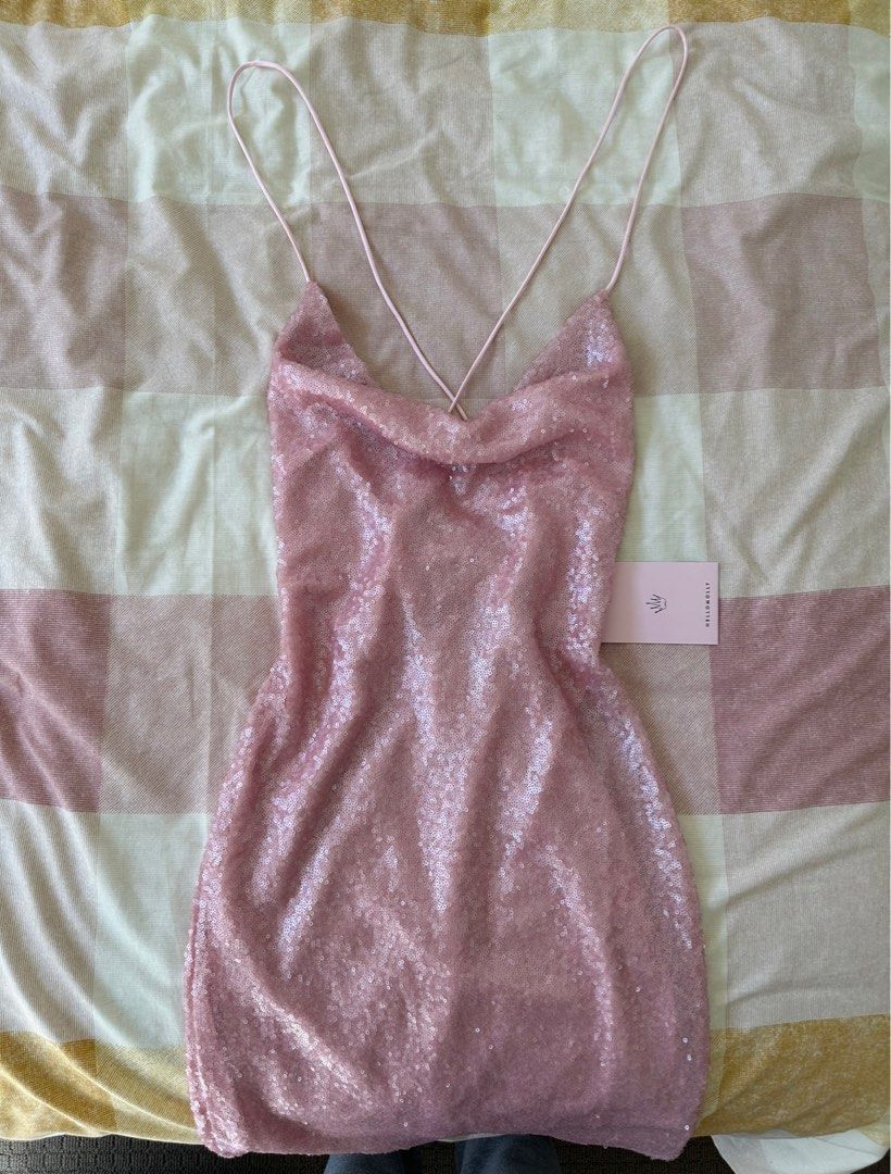 Pink Sequin Dresses, Sparkly Dresses, Glitter Dresses - Hello Molly US