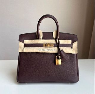 ❌SOLD❌ Brand New Hermes Kelly 25 Etoupe Togo GHW, Luxury, Bags & Wallets on  Carousell