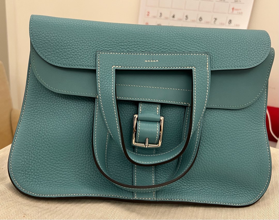 Hermes Cabasellier 31 Bleu Orage Clemence