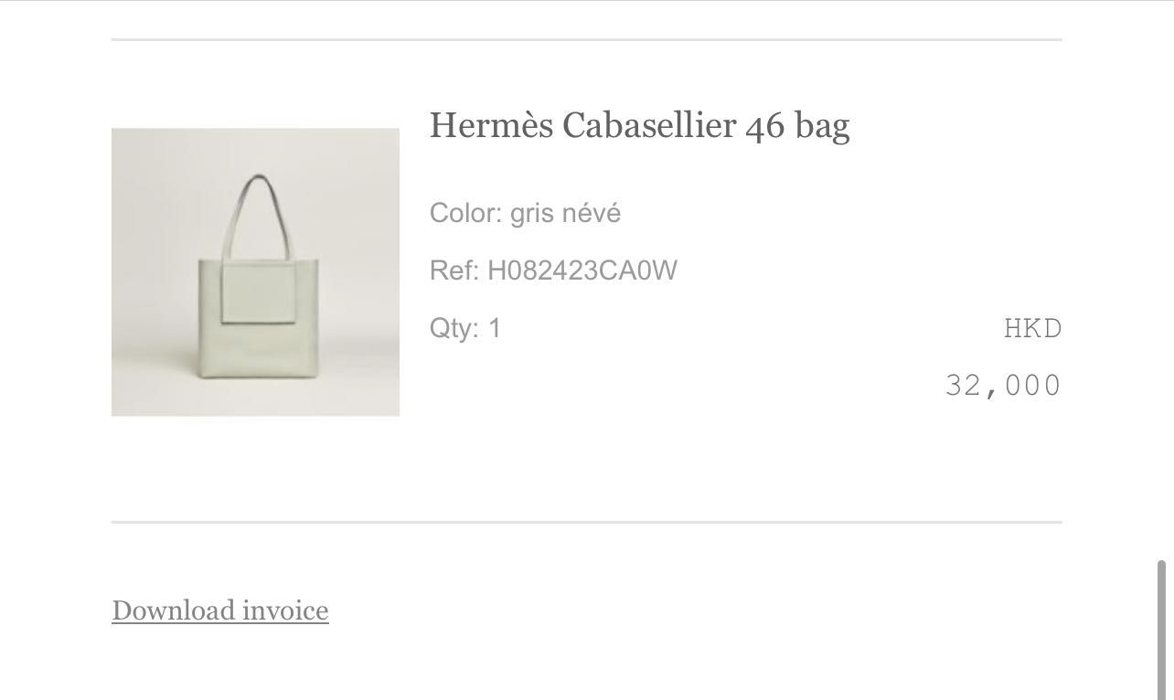 Hermès Cabasellier 46 bag