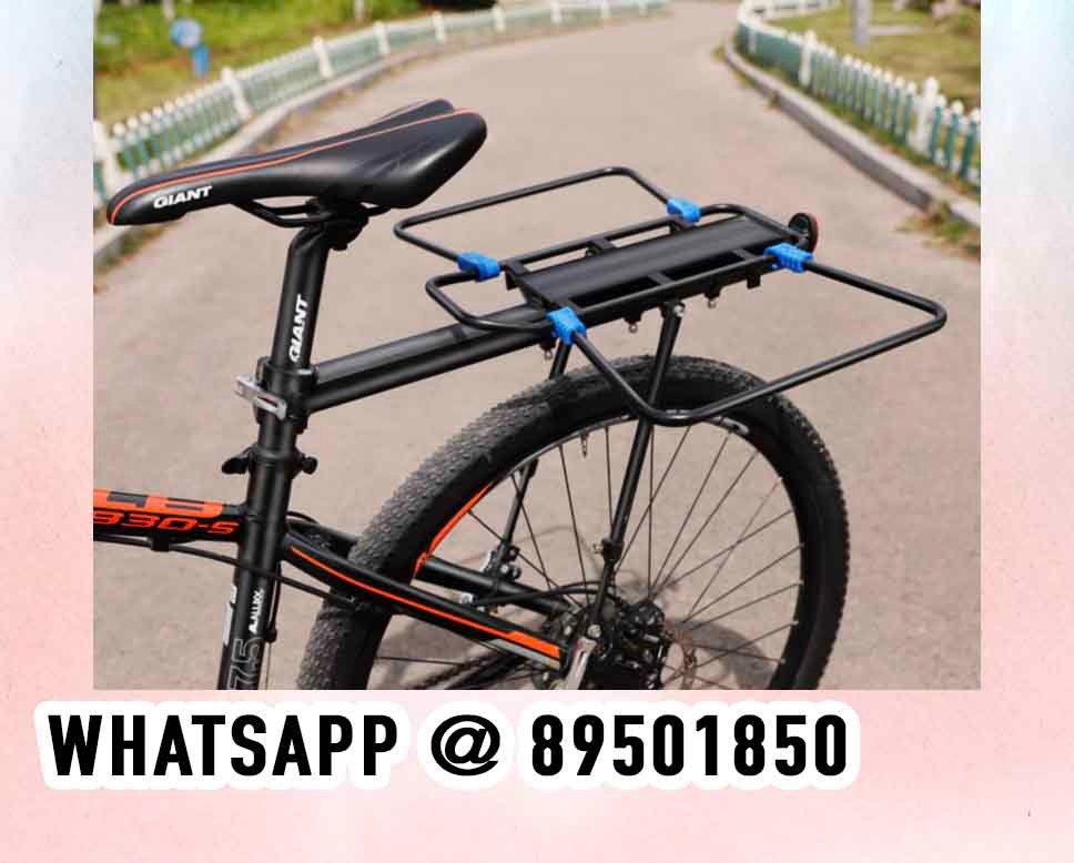 High Strength Heavy Duty Bike Rear Rack with Reflector for Mountain and ...