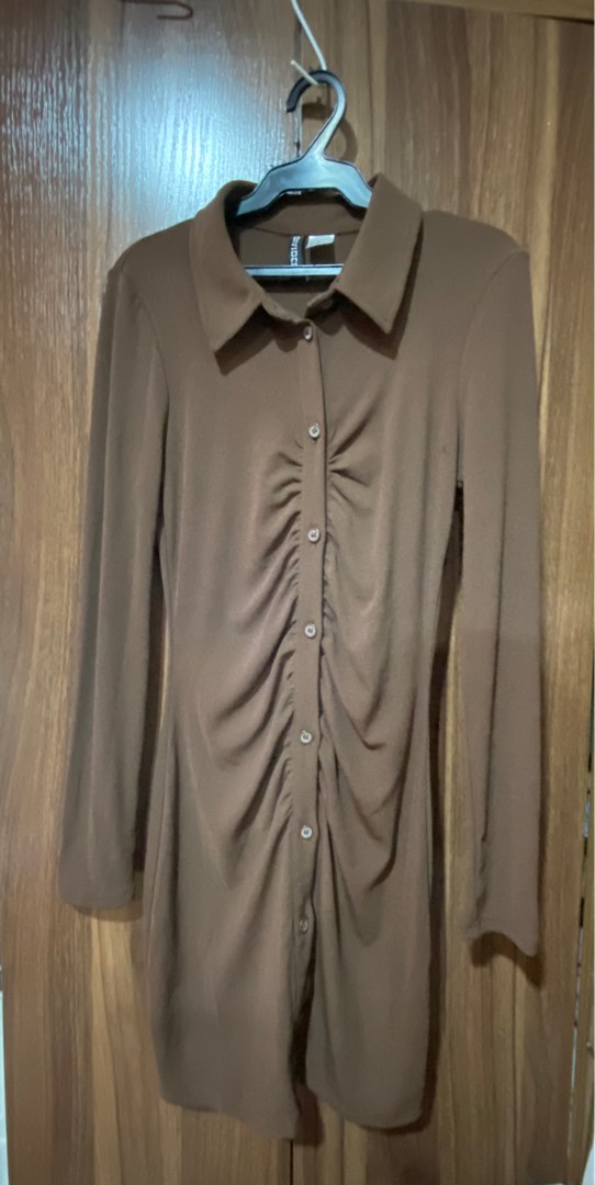 brown mini flowy dress ViX Women's Luna Short - Neck Size:15 no fussing Occasion:Prom Dresses Dress The Population Maddox