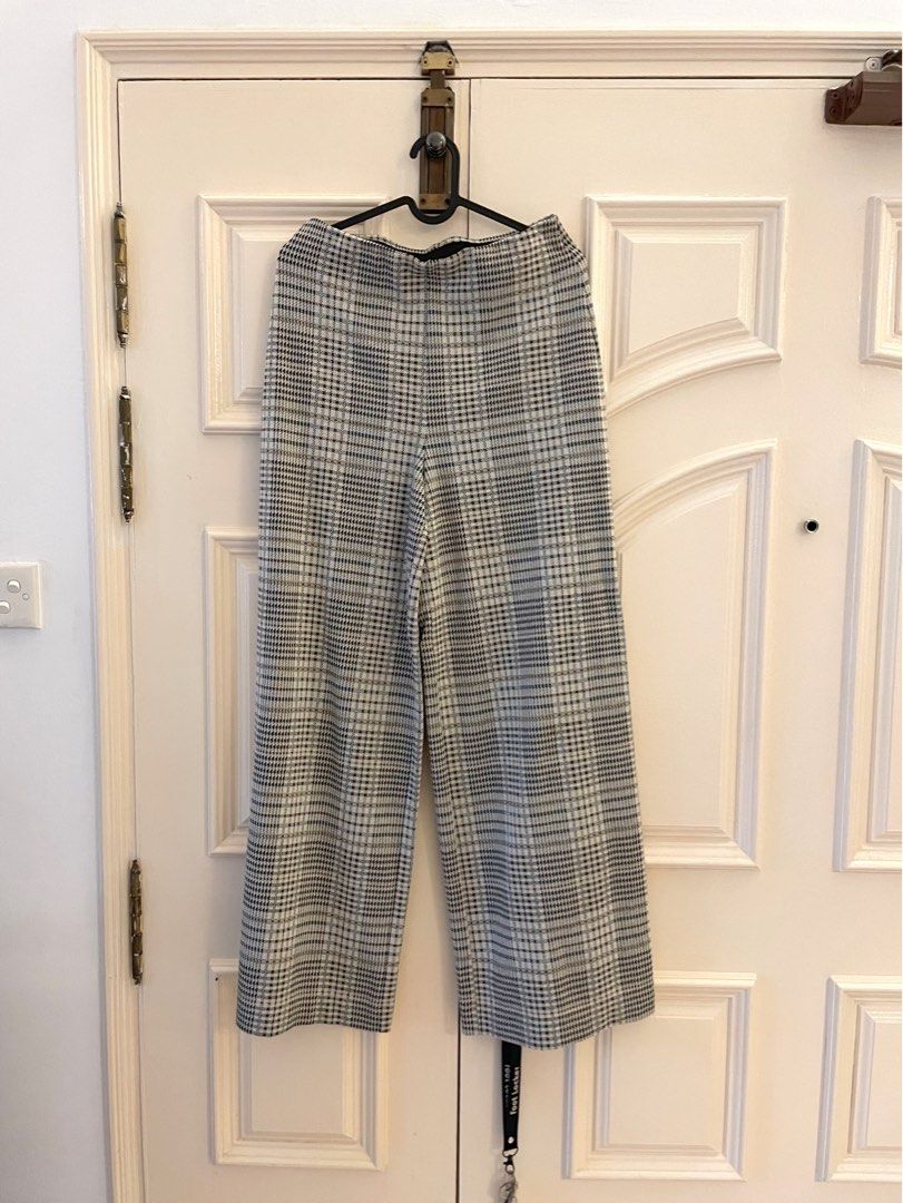 H M Houndstooth Pants Women s Fashion Bottoms Other Bottoms on