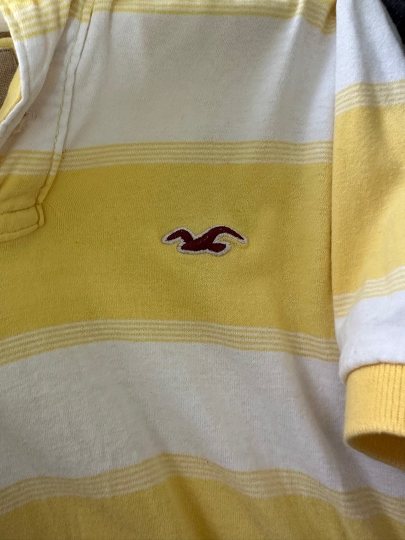 Hollister slim fit polo best sale
